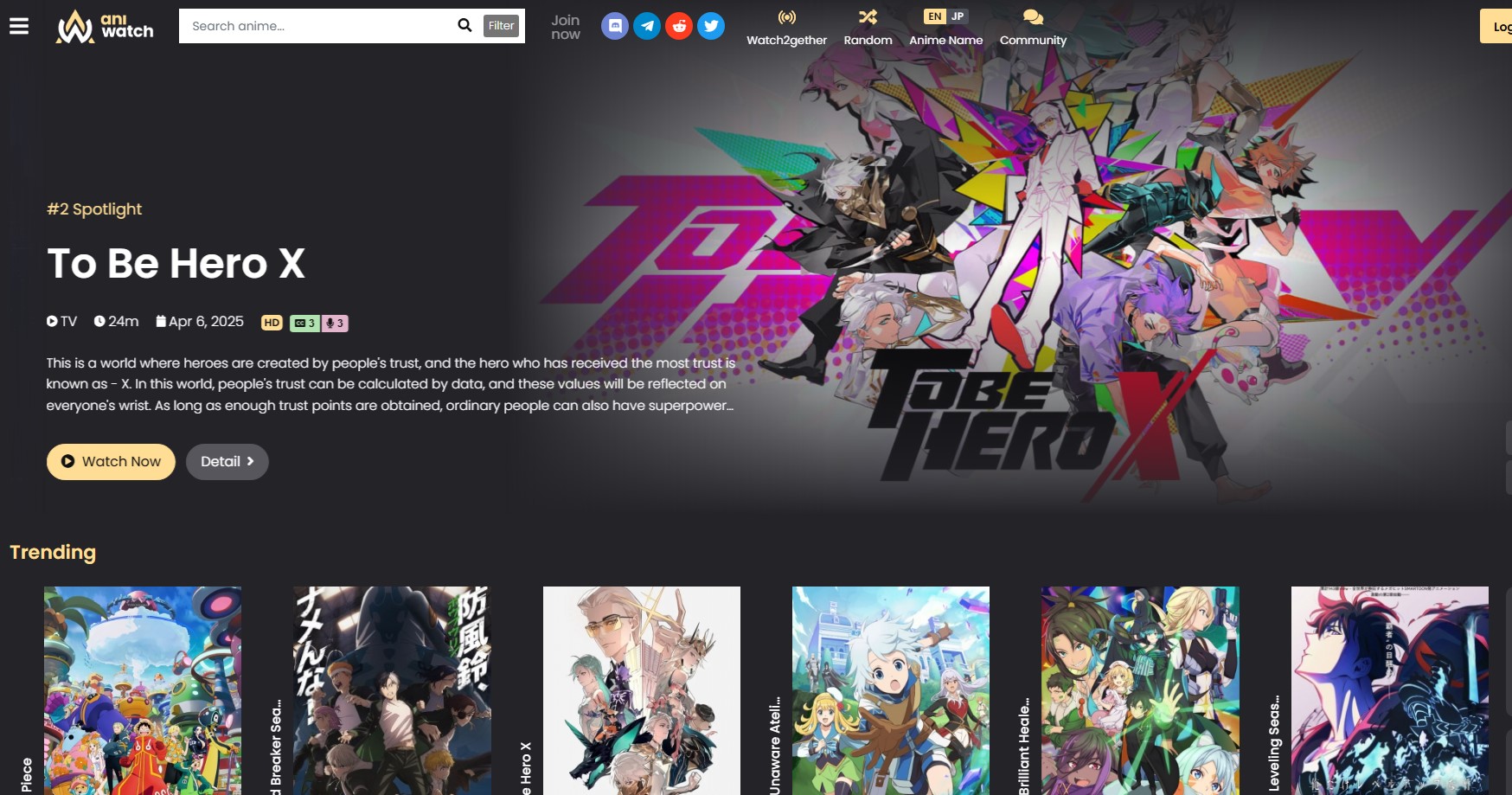 AniWatch Poster – Stream Upcoming Anime in HD